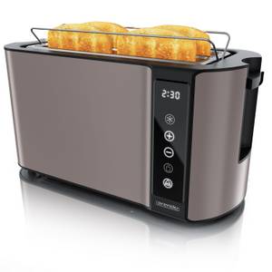 Arendo Toaster Wärmeisoliertes Doppelwandgehäuse, Display mit 