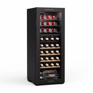 Klarstein Weinkühlschrank Bovella 36 Duo+, für 36 Standardflaschen á 0,75l,Wein Flaschenkühlschrank Weintemperierschrank Weinschrank Kühlschrank 