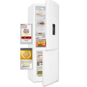 Exquisit Kühl-/Gefrierkombination KGC5320-95-E-WS-040C, 185.8 cm hoch, 60 cm breit, kompakter Alleskönner für Ihren Haushalt 