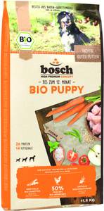 Bosch Tiernahrung bosch HPC Bio Puppy Hühnchen & Karotten 11,5kg Hunde-Trockenfutter