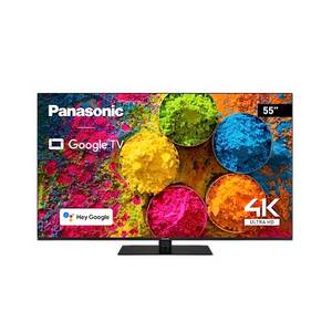  Panasonic TX-55MX700E, 55 Zoll 4K Ultra HD LED Smart 2023 TV, High Dynamic Range (HDR), Dolby Atmos & Dolby Vision, Google TV, Google Assistant, Chromecast, Mittelfuß, Schwarz 