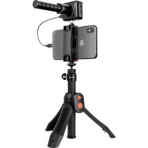 Ik Multimedia iRig Mic Video Bundle Stand Handymikrofon Übertragungsart:Kabelgebunden inkl. Stativ, 