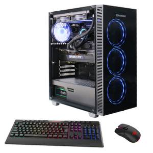 GameMax Gaming-PC (AMD Ryzen 7 5700X, RTX 4060, 32 GB RAM, 2000 GB SSD, Wasserkühlung, PCIe SSD Gen4, Windows 11) 