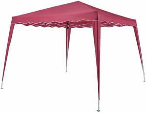 Juskys Vivara 300 x 300 cm rot Faltpavillon