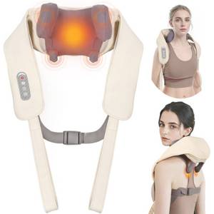 LOVONLIVE Nacken-Massagegerät Shiatsu Nackenmassagegerä Schulter Nacken 