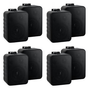 Mcgrey One Control MKIII HiFi-Lautsprecher - Lautsprecherboxen 4 paar Lautsprecher (10 W, Boxen für Installation, Studio oder HiFi-Anwendung) 