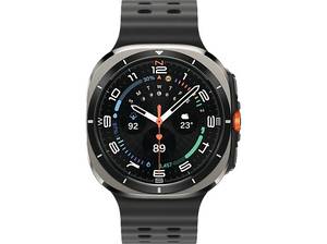  SAMSUNG Galaxy Watch Ultra 47 mm LTE Smartwatches Titan Nitrilkautschuk, 90-140 mm, Titanium Gray 
