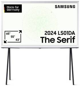 Samsung QLED 4K  The Serif  LS01DA QLED-TV 108cm 43 Zoll EEK G (A - G) DVB-C,...