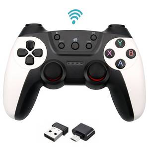 SIERGA Gamecontroller,Wireless PC Controller für PC/Android/PS3,2,4G Gamepad (mit 2.4G-Empfänger) 