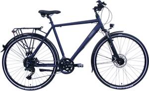 HAWK Bikes Trekkingrad HAWK Trekking Gent Deluxe Ocean Blue, 27 Gang, Shimano, Alivio Schaltwerk 