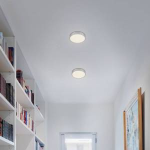 Briloner LED-Deckenleuchte Flame Star, Ø 15,7 cm, silber 