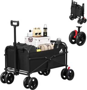 WOLTU Bollerwagen (1-tlg), faltbar, mit Bremsen 