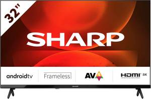 Sharp 1T-C32FHx LED-Fernseher (80 cm/32 Zoll, HD-ready, Android TV, Smart-TV)