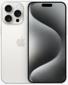 Apple iPhone 15 Pro Max 512GB Titan Weiß 5G Handy