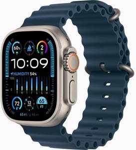 Apple Watch Ultra 2 Titan Ocean Armband Blau iOS Smartwatch
