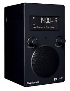 Tivoli Audio »PAL+ BT schwarz Radio mit Akku und Bluetooth« Radio (DAB+/UKW/FM)