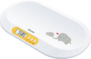Beurer BY 90 Babywaage digital Wägebereich (max.)=20 kg Weiß Babywaage