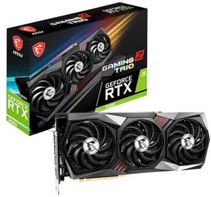 Msi GeForce RTX 3080 GAMING Z TRIO LHR 10GB GDDR6X Single GPU Grafikkarte