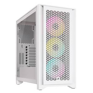 Corsair iCUE 4000D RGB AIRFLOW weiß | PC-Gehäuse 