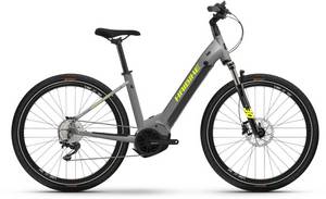 Haibike Trekking 6 Cross (2022) gloss grey/neon yellow Elektro-Trekkingrad