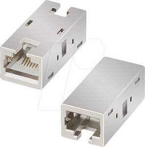 Logilink NP0067 - Keystone RJ45 Buchse > Buchse Cat.6a STP 