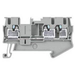 Siemens 8WH60030AF00 Durchgangsklemme 5.2 mm Steck-Klemm Grau 50 St. 