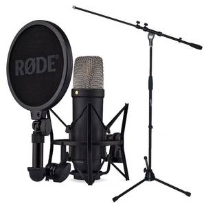 Rode Microphones Mikrofon »Rode NT1 5th Generation Mikrofon Schwarz mit Stativ« 