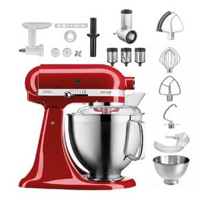 Kitchenaid Küchenmaschine  4,8 L 5KSM185 Artisan Küchenmaschine Allrounderset 