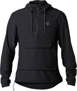 Fox Racing Shox Windjacke Ranger Pullover schwarz Fahrrad-Windjacke