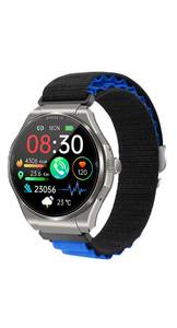 Knauermann Pro 3 (2024) rund Smartwatch, Gesundheitsuhr mit Telefoniefunktion - EKG und SOS Funktion, Gesundheitsfunktionen 