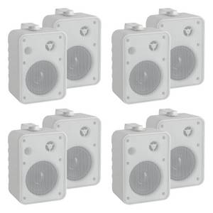 Mcgrey One Control MKIII HiFi-Lautsprecher - Lautsprecherboxen 4 paar Lautsprecher (10 W, Boxen für Installation, Studio oder HiFi-Anwendung) 