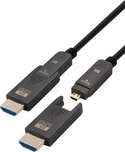 Maxtrack MATR C504-10M - HDMI/Micro HDMI AOC Kabel - 8K 60 Hz, 10,0 m 