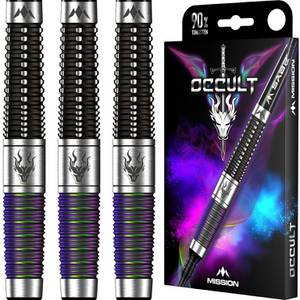 Mission Steeldarts Occult Black & Coral 25g Dartpfeil