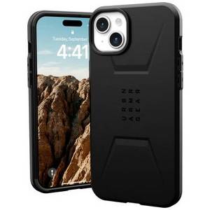 Urban Armor Gear Civilian MagSafe Backcover Apple iPhone 15 Plus Schwarz 