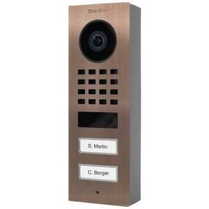 Doorbird 423869639 IP-Video-Türsprechanlage WLAN Außeneinheit Edelstahl (gebürstet), Bronze-Optik 