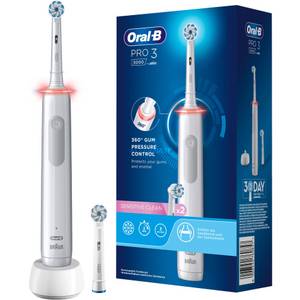 Braun Oral-B Pro 3 3000 Sensitive Clean, Elektrische Zahnbürste 