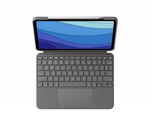 Logitech Combo Touch iPad Pro 11 Oxford Grey (Nordic) Tablet Tastatur