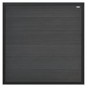 Mr. Gardener WPC-Zaun Moglia 180 x 180cm anthrazit Sichtschutzelement