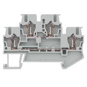 Siemens 8WH2020-0AF00 Doppelstockklemme Federzuganschluss Grau 1 St. 