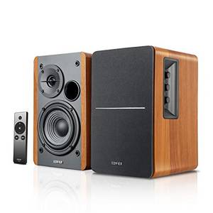  Edifier R1280Ts Verstärke Lautsprecher - 2.0 Stereo Aktive Nahfeldlautsprecher - Studio Monitor Lautsprecher - 42 Watts RMS mit Subwoofer Ausgang - Holzgehäuse 