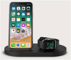 Belkin Wireless Charging Dock (7,5W) für Apple Watch/iPhone schwarz 