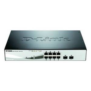 D-link DGS-1210-08P/E Netzwerk Switch RJ45/SFP 8 + 2 Port 20 GBit/s PoE-Funktion 