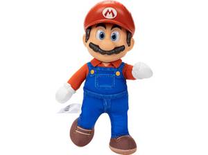  JAKKS PACIFIC Nintendo Super Mario Movie Roto Plüsch Mario, 35 cm Plüschfigur 