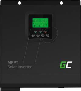 Green Cell GC INVSOL02 - Solar Wechselrichter 24 VDC; 230 V AC; 3000VA/3000W 