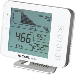 Voltcraft CO-110 Kohlendioxid-Messgerät mit Datenloggerfunktion 