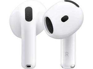  APPLE AirPods 4 mit Aktiver Geräuschunterdrückung, In-ear Kopfhörer Bluetooth Weiß 