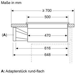 Siemens Kochfeld mit Dunstabzug ED811HGA6, mit vollintegrierten Dunstabzug, rahmenlos 