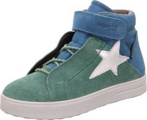 Superfit High Sneakers WMS Weite M4  grün/blau Gr. 27 Mädchen Kinder 