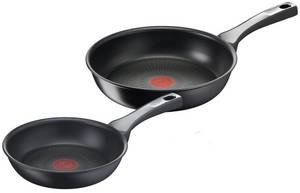 Tefal Unlimited on Pfanne 20-26 cm 18/10 Stahl 2 Stk. (G2599002) Induktionspfanne