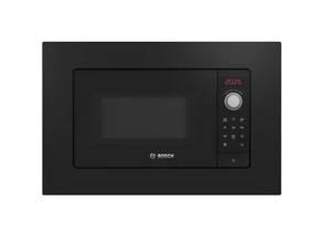 Bosch Serie 2 BFL623MB3 Mikrowelle 800 W Größe: klein 5 Stufen (Schwarz) (Versandkostenfrei) Einbau-Mikrowelle